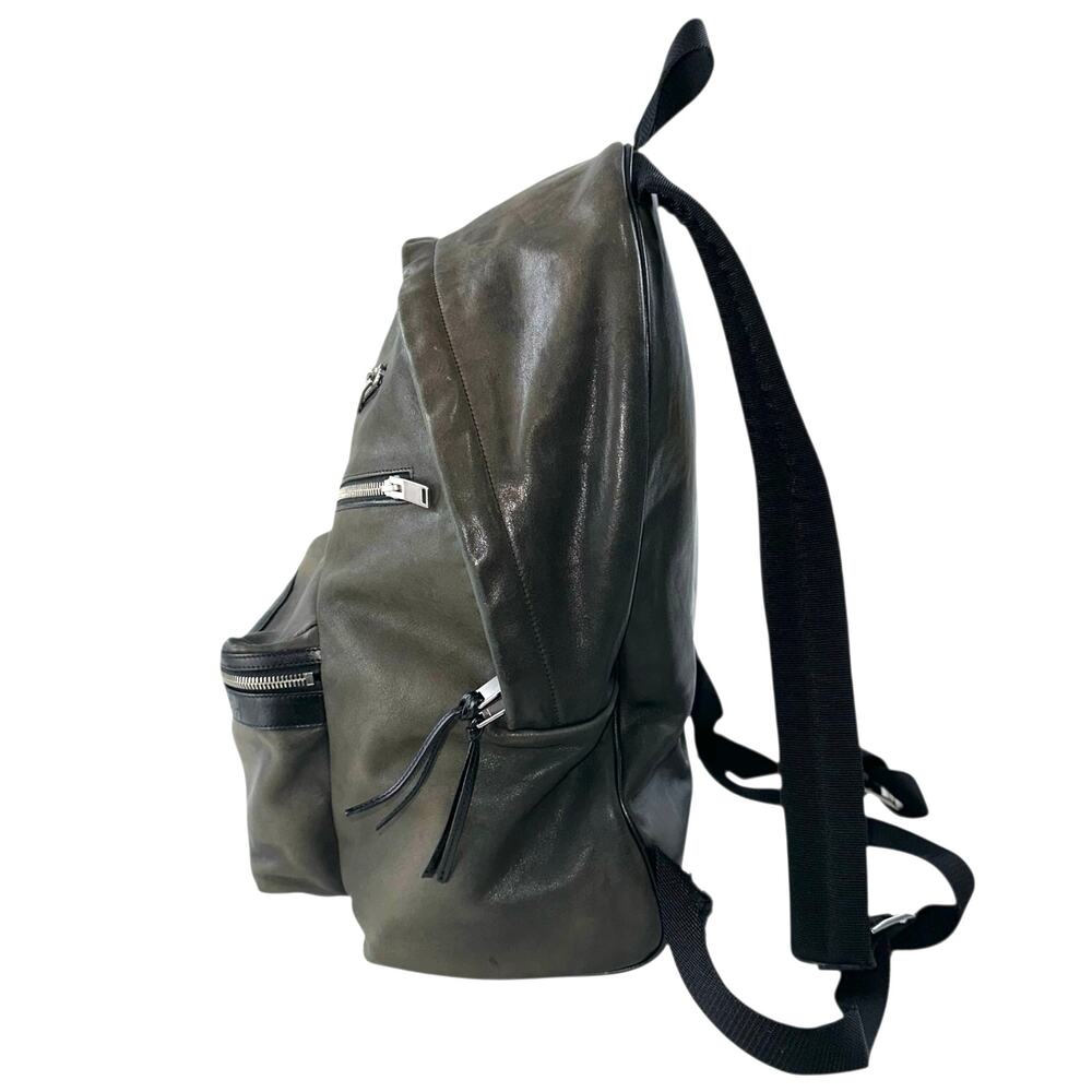 Saint Laurent Leather City Backpack - Picture 2 of 9